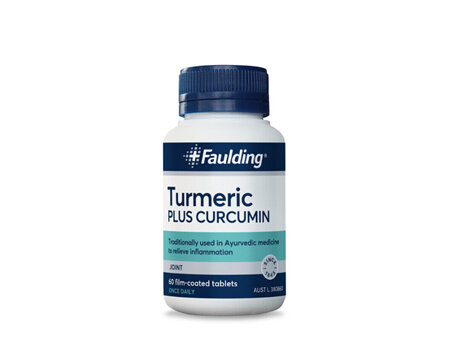 Faulding Turmeric Plus Curcumin 60 Tablets
