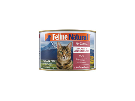 Feline Natural Canned Chicken & Venison Feast