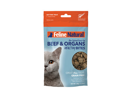 Feline Natural Treats Beef & Organ Bites