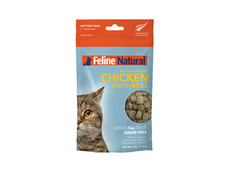 Feline Natural Treats Chicken Bites