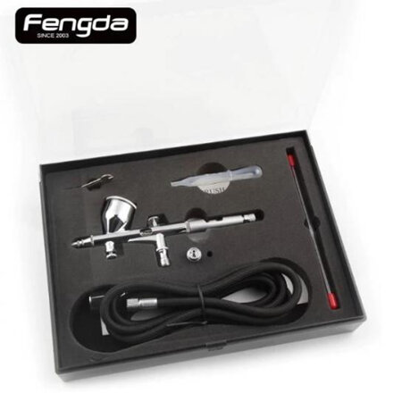 Fengda - Pro Version Double Action Airbrush Set