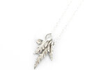 fern koru sterling silver native necklace tiny petite dainty nature botanical