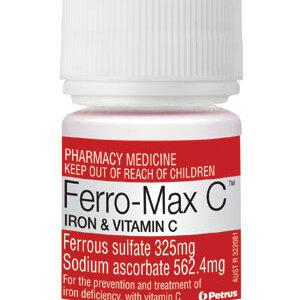Ferro-Max C, Iron & Vitamin C, 30 Tablets