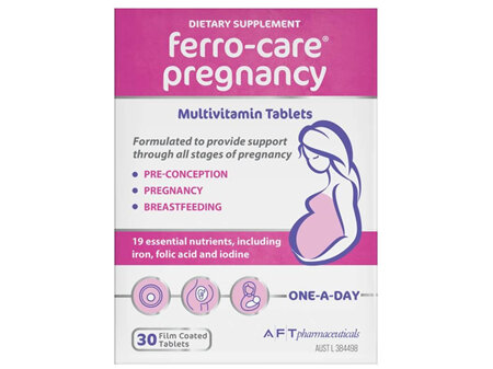 Ferrocare Pregnancy M/Vit Tabs 30s