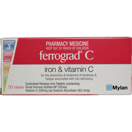 FERROGRAD C (Iron & Vitamin C) 30pk