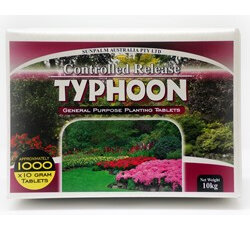 Fertiliser Tablets Typhoon 10gm planting tablets 1000 Per box