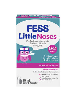 Fess Little Noses Spray & Aspirator - 15ml 0-2years