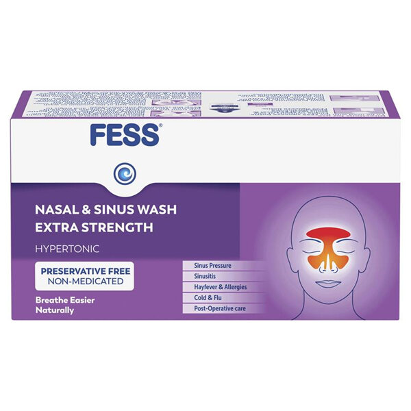 FESS Nasal & Sinus Wash Extra Strength Refill Kit 24 sachets