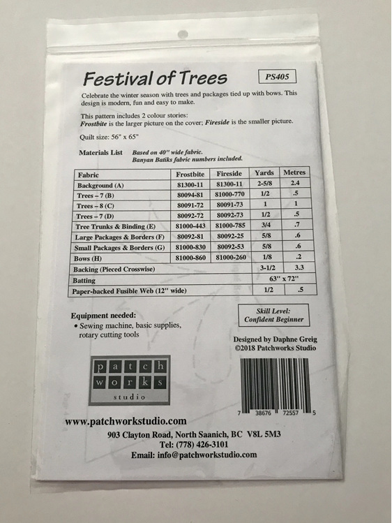 Festival of Trees Quilt