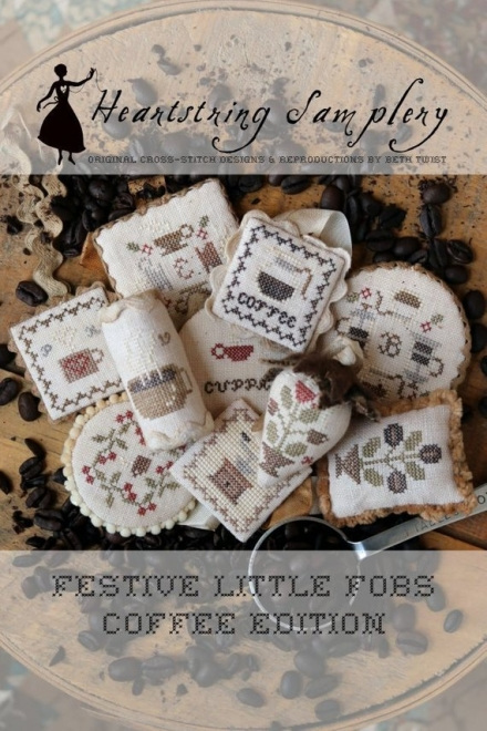 Festive Little Fobs Coffee Edition by Heartstring Samplery