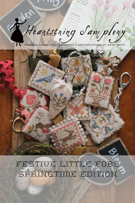 Festive Little Fobs Springtime Edition by Heartstring Samplery