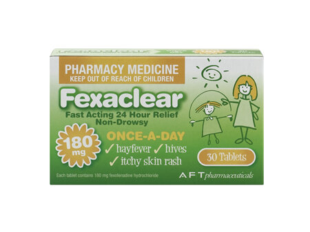 Fexaclear 180mg 30s