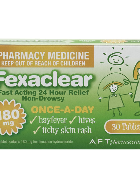 Fexaclear 180mg 30s