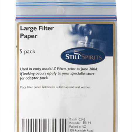 Filter Papers Large 5pk