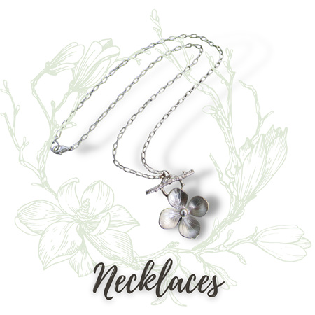 Fine silver necklaces handcrafted to be as unique as you are. Drops can be altered to any length you desire.