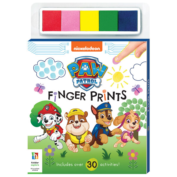 Finger Prints Activity Book : Paw Patrol