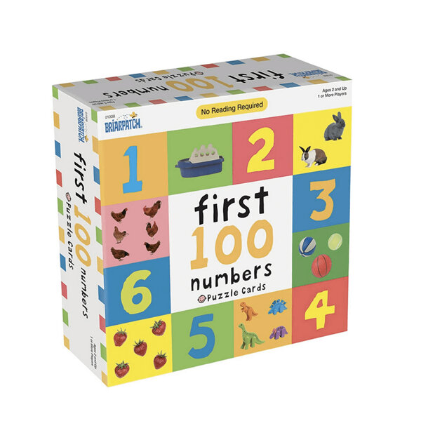First 100 Numbers Puzzle Cards
