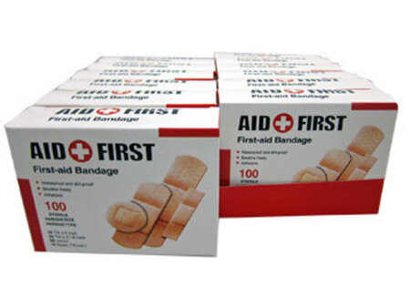 First Aid Plasters Mixed Sizes Disp