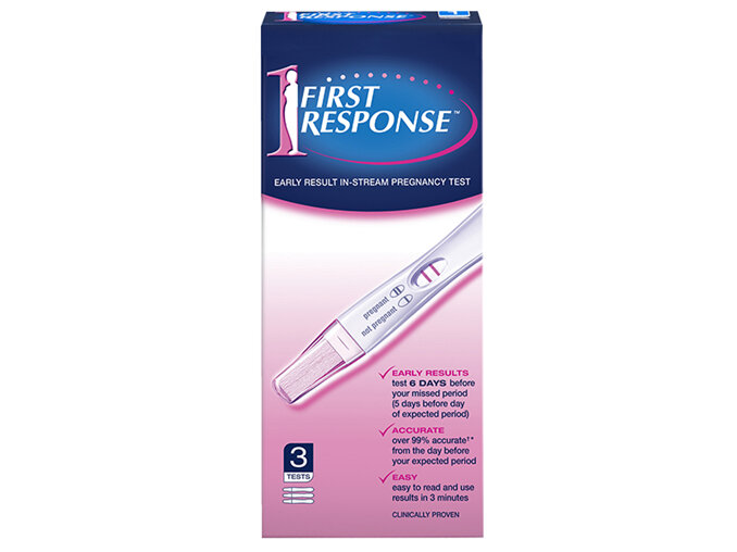 FIRST Response In stream Pregnancy Test 3 Pack