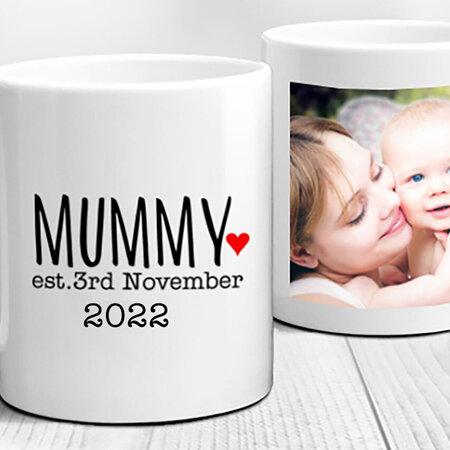 First Time Mummy Established Personalised Mug