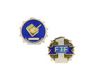 First To Find FTF Micro Geocoin - Gold