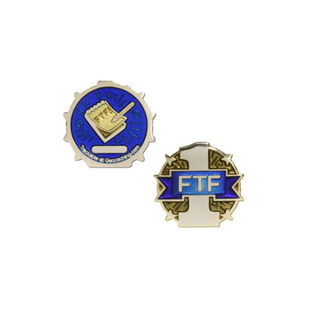 First To Find FTF Micro Geocoin - Gold