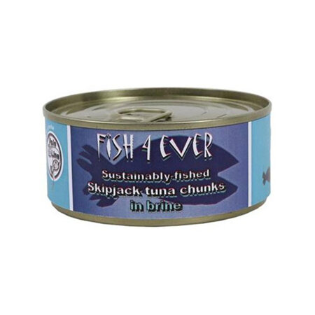 Fish 4 Ever Skipjack Tuna Chunks in Brine 160g