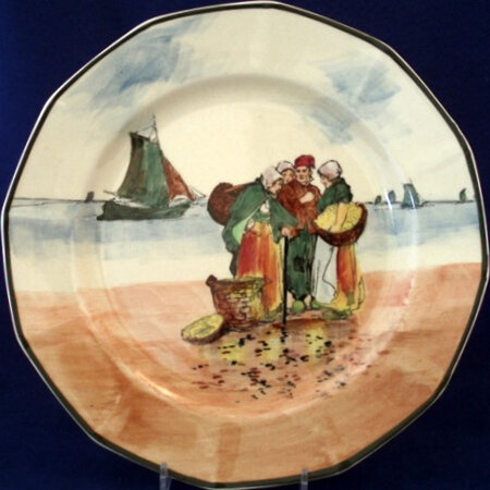 Fisher folk series plate