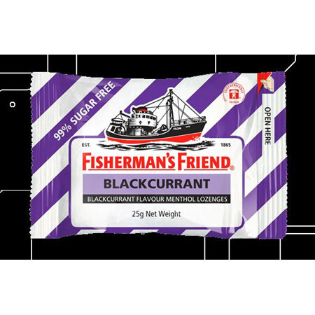 Fisherman's Friend Blackcurrant and Menthol Lozenges 25g