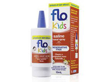 FLO Kids Saline Nasal Spray 15ml: