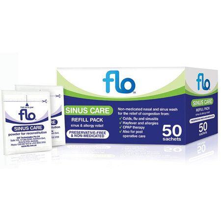 Flo Sinus Care Refill Sachets, 50 Pack
