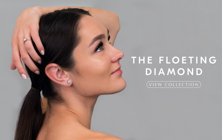 Floeting Diamond Jewellery on Model