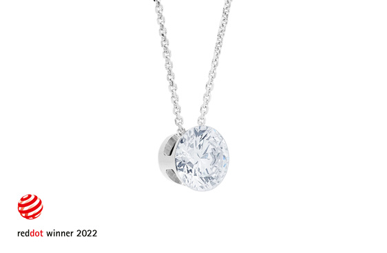 floeting diamond pendant, diamond necklace jewellery, diamond solitaire pendant