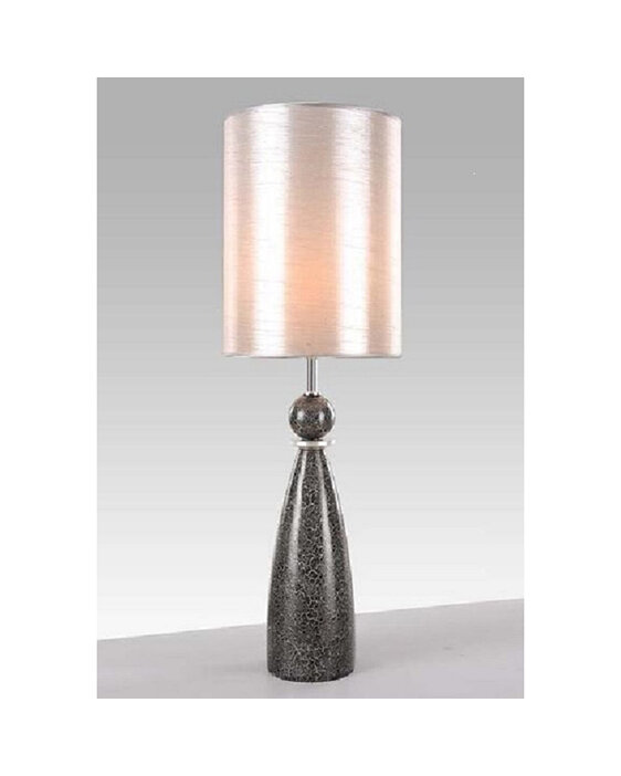 Floor Lamp Charcoal with Silk Shade New Zealand