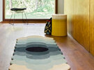 floor rug orla kiely optical flower new zealand interiors bloomdesigns
