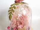 Floral Dome, Dried Flower Dome, Glass Dome, Crystal and Flowers, The Wonky Pixie