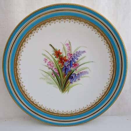 Floral plate from 1876