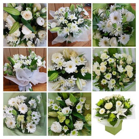Florist Choice Whites and Greens