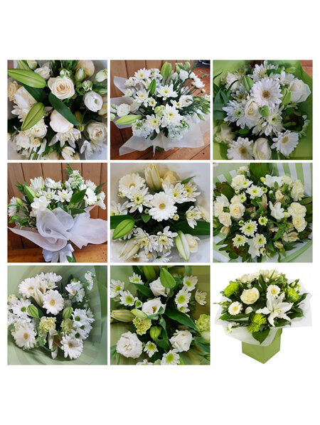 Florist Choice Whites and Greens