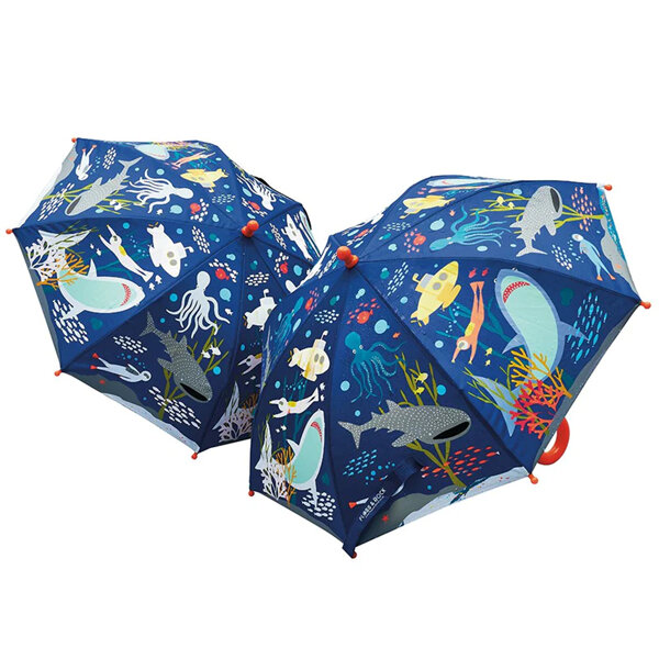 Floss & Rock Deep Sea Colour Change Umbrella