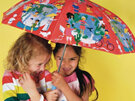 Floss & Rock One World Colour Change Umbrella kids wet winter