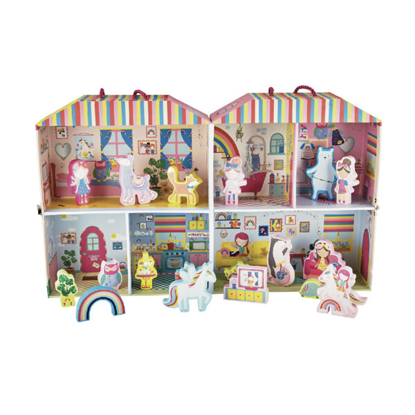 Floss & Rock Playbox with Wooden Pieces Rainbow Fairy
