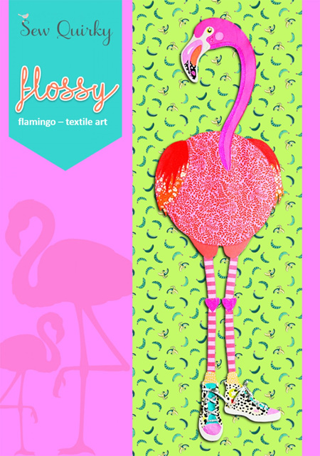 Flossy - Flamingo Textile Art Pattern