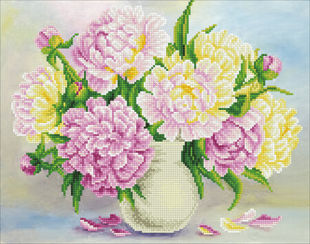 Flower Bouquet - Diamond Art - Advanced