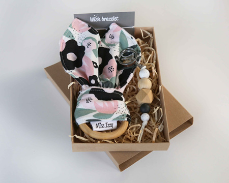 Flowers - Black Small Gift Box