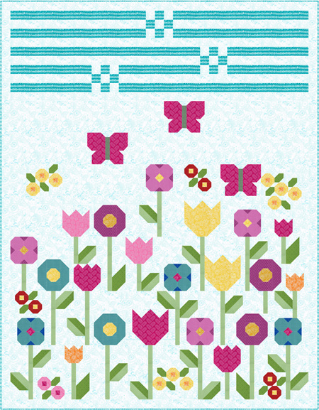 Flowers Quilt Pattern