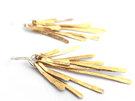 flutter statement earrings gold jewellery sunshine summer sterling silver
