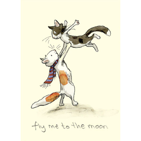 Fly Me to the Moon Card