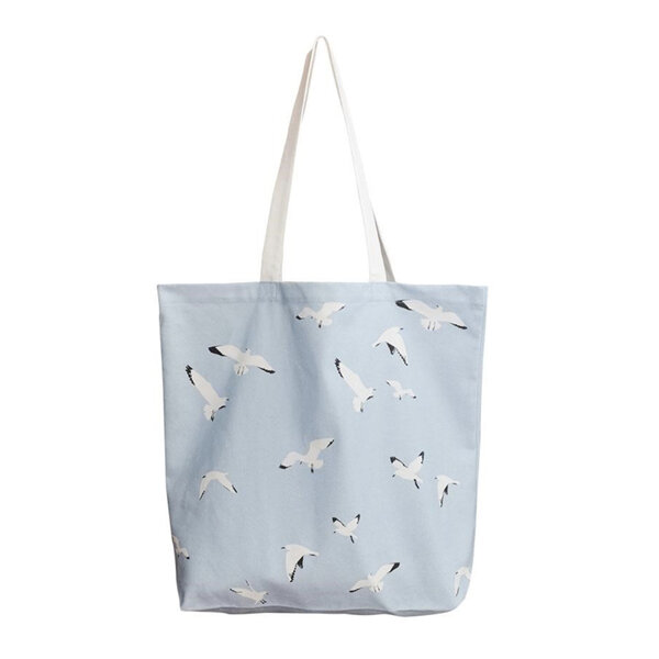 Flying Gulls Cotton Tote Bag