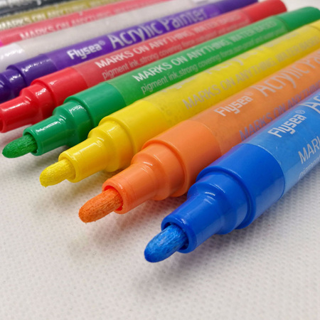 Flysea Acrylic Paint Markers - Medium